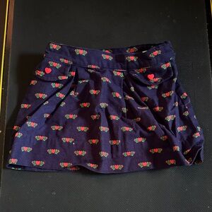 The Beaufort Bonnet Company Navy Skirt with Red and Green Accents